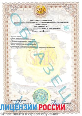 Образец сертификата соответствия (приложение) Шерегеш Сертификат ISO 14001